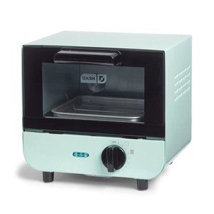 NIB Dash Mini Toaster Oven in Aqua